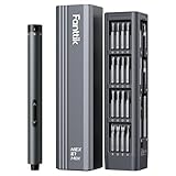 Fanttik E1 Max Mini Elektro Schraubendreher Set, 50 in 1 Magnetische Präzisions-Schraubendreher Kit, 2 Gänge Drehmoment, 5/32 Zoll Sechskant, Geeignet für Reparatur für iPhone,Laptop, Brillen, Uhren