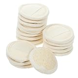 Ipetboom 18 Stk Peeling-Luffa-Pads peeling pads mitesser entfernen weihnachstsgeschenk geburtstags mitbringsel hautrein Körper Küchenschwämme natürlicher Luffaschwamm Luffa Rückenschrubber