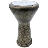 sombaty Darbuka Trommel gawharet EL Fan 47 cm Gold Metall Doumbek gef sombaty
