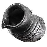 SUPVOX Keramikbrunnen mit Wasserzirkulation Kleiner Dekorativer Wasserfall für Balkon und Garten Outdoor Brunnentopf mit Offener Öffnung Platzsparend für Innenhof und Terrasse