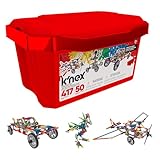 K'Nex Basic Fun Fantasie-Kreationsbereich 50 Modelle Baukasten, 417-teiliges Lernset, Technikspielzeug für Kinder, Konstruktionsspielzeug ab 5 Jahren, inkl. Aufbewahrungsbox