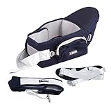 RORPOIR hält hocker Frontträger für Kleinkinder Hüfttrage für Kleinkinder Hipster-Babytrage carrier for newborns waist stool Einzelhocker für Babys Hüftgurte Blue