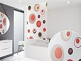 KS Basic DUSCHROLLO 140 cm BREIT 240 cm HOCH ! Colorful DUSCHVORHANG Weiss BRAUN ROT ORANGE Shower Rollo Curtain!