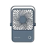YUGSHNKFC Ventilator Schreibtischventilator Reiseventilator Outdoor Ventilator Büroventilator Camping Ventilator Faltbarer Tischventilator ABS für Schlafzimmer und Schreibtisch
