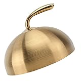 VINTORKY keine Magnetabdeckung Kühlregal verschütten abdeckhauben für lebensmittel speisehaube Grill spachtel Food Dome-Abdeckung aus Metall Mahlzeit Metallkuppelabdeckung Rostfreier Stahl