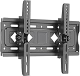 JXMTSPW TV Wandhalterung für 32-68 Zoll Flach&Curved Fernseher Monitoren bis zu 60kg, Max.VESA 400x400mm Wandhalterung Halterung 42 43 50 55 60 65 Neigbare TV Halterung,Universal TV Wall Mount Bracket