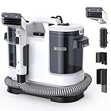 Welsauber Waschsauger Nasssauger 450W Teppichreiniger mit 13500Pa Saugkraft, Polsterreiniger Gerät Fleckenreiniger mit großem Tank & langem Kabel für Teppich, Sofa, Polster, Treppen, Auto, Vorleger