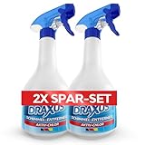 DRAXUS Profi Schimmelentferner mit innovativem Hafteffekt I Extra starkes Schimmelspray für Wand, Bad, Silikonfugen & mehr I Entfernt Schimmel hocheffektiv (Aktiv-Chlor) (2x Spar-Set)