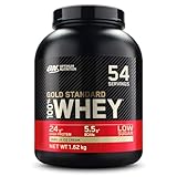 Optimum Nutrition Gold Standard 100% Whey, Proteinpulver, Geschmack Vanilla Ice Cream, 1.62kg, 54 Portionen