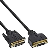 InLine 17773P DVI-D Verlängerung Premium, digital 24+1 Stecker / Buchse, Dual Link, 2m