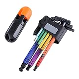 9-teiliges Inbusschlüssel-Set, Sechskantschlüssel-Set, Schlüssel, Türschlüssel, L-förmiger Sechskantschlüssel-Set mit langem Arm für Reparaturen zu Hause