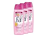 Fa Duschgel Passionsfrucht Feel Refreshed (3x 250 ml), erfrischende Duschpflege mit dem fruchtigen Duft von Passionsfrucht & Kokosnusswasser