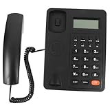 SHINEOFI 1 Set Schnurgebundenes Telefon Wiederverwendbares Telefon Für Den Schreibtisch Englische Kommerzielle Telefone Telefon Zur Schreibtischbefestigung Bürotelefon Bürotelefon
