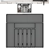 Vista Schubladeneinsatz für Besteck, erweiterbarer Besteckkasten, Besteckkasten, Teiler für Besteck und Utensilien, Schubladenordnungswerkzeuge