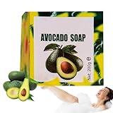 Avocado-Seife 400g Avocado Soap Avocado Seife Handgemacht Pflegende Avocado-Badeseife Stück Zur Tiefenreinigung Und Pflege Natürliche Avocado Duftseife
