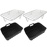 Silikon Luftfritteusen Pad Grillrost Silikon Luftfritteusenkorb Luftfritteusenschüssel Silikonkorb Für AF400UK Luftfritteusen