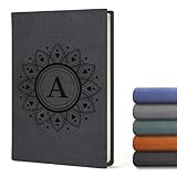 coobopet Personalisiertes Vintage A5 Ledernotizbuch zum Schreiben, personalisiertes Papiertagebuch, Notizbuch für Business, Reisen und Tagebuch