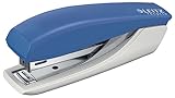 Leitz NeXXt Recycle Mini-Tacker für Büro & Schule, 10 Blatt, mit Heftklammerentferner, 100 % recycelbar, umweltfreundlich, Recycle-Sortiment, Blau, 56170035