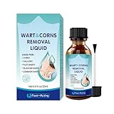 Warzenentferner, 20ML Warzen-Entfernungsflüssigkeit, Neu Stielwarzen Entferner, Natürliche Warzenentfernungslösung, Klare und Selbstbewusste Haut, für alle Hauttypen (1)
