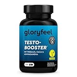 Testo-Booster* Kapseln - 10 mg Zink und 55 µg Selen pro Tag - mit schwarzer Maca, Ashwagandha, Tribulus - 120 vegane Kapseln für Sport & Wohlbefinden (3 Stück am Tag) - 1-Monats-Kur - laborgeprüft