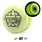 YoYo Factory Spinstar LED JoJo Leuchtend - Mit Leerlauf & Kugellager - Leuchtendes Yoyo für Kinder & Anfänger – Fidget Toy für JoJo Tricks & Spielspaß - Gelb