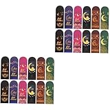 Lurrose 2 Sätze Roter Umschlag-umschlagbeutel Eid Mubarak-banner Eid Mubarak-dekorationen Eid Für Eid Mubarak Briefumschläge Ramadan-umschläge Briefumschlag 12 Stück * 2