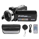 Videokamera, HD 1080P-Kinderkamera, Trageband, 3 Zoll 270° Drehbarer Farb-IPS-Rotationsbildschirm, 30 MP, 18-facher Zoom-Camcorder mit Fernbedienung, Anti-Shake, Digitalkamera