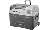 BERGER Kühlbox B40-T Kompressor Kühlbox 39 l │ 12V, 24V, 230V Stecker mit Rollen │ elektrische Kühlbox Auto Kühlbox Steckdose Elektro Kühlbox Mini Mobile Kühlbox leise & leicht Festival