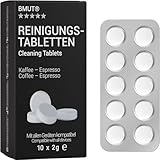 10x Reinigungstabletten für Kaffeevollautomaten | gegen Kaffeeöl-Rückstände | für Jura, Siemens, Delonghi etc.