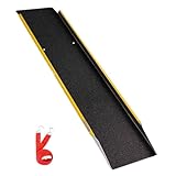 LIEKUMM Verladerampe, 120L x 28W cm Motorrad Rampen, Rampen für Motorrad, Dirt Bikes, ATV, Rasenmäher, 300 kg Kapazität Motorrad Rampen, 1 Packung