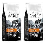 The Hunger of the Wolf Hundefutter für ausgewachsene Hunde großer und sehr großer Rassen, Trockenfutter mit Huhn gut für die Gelenkgesundheit - 3kg (Packung mit 2)