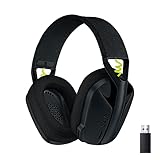 Logitech G G435 LIGHTSPEED & Bluetooth Wireless Gaming Headset, Ultra Lightweight 165g over-ear headphones, built-in mics, 18h battery, compatible with Dolby Atmos,PC, PS4, PS5,Nintendo Switch - Black