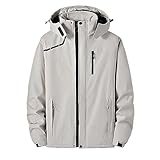 Winterjacke Herren 4XL Übergröße, Snowboardjacke Herren: Winterjacke Wasserdicht Warm Skianzug Parka Gefütterte Wintermantel Winterparka Mit Kapuze Outdoorjacke Dicke Schneeanzug Übergröße