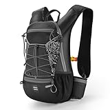 Trekkingrucksack, 16 l Wanderrucksack, atmungsaktiver Lauf-Tagesrucksack, multifunktional, reflektierend, Kletterrucksack für Damen und Herren, Outdoor-Aktivitäten