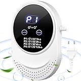 Luftreiniger Ozongenerator, Luftreiniger Allergiker, Sterilisator Geruchskiller, Ionisator Luftreiniger, Air Purifier für Küche, Badezimmer, Haustiere, Autos, Formaldehyd und Geruch Weiß