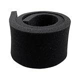 Filterpad für - Schwarzer für, anpassbares Filtermaterial | Vielseitige Filterpatrone für die Wasseraufbereitung, den Austausch von Teichen und