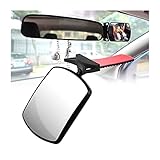 JNNJ Rücksitzspiegel Fürs Baby, Autositz Rückspiegel Mit Rahmenclip, Schwenkbar Auto-Rücksitzspiegel Baby, Bruchsicherer Auto-Rückspiegel Spiegel Auto Baby Für Auto