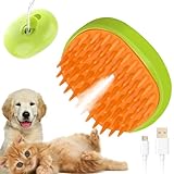 Mecctuck Katzenbürste, Katzenbürste mit Dampf, Dampfbürste Katze, Katzen Bürste, Tierhaarbürste, Steam Cat Brush, Katzenbürste Langhaar, Dampfbürste Hund, Dampfbürste Katze für Langhaar und Kurzhaar