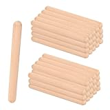 SEUICYNE 40 Stück 20cm Holz Klanghölzer, Rhythmusstöcke Klangholz Instrument Klangstäbe aus Holz Klanghölzer für Musikunterricht, Bands, Musikergeschenke