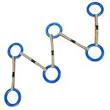 HEALSOPTHY 6 Stück Teiliges Laufseil mit Griffringen Anti verlust spazierleine für Kindergartenkinder Abstandhalter für Sichere Outdoor ausflüge und Spielerisches Gehen in Blau