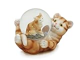 Glitzerkugel Katze Schneekugel Tier Tiere Schneekugeln Kätzchen Katzen