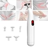Akupunkturstift Zur Schmerzlinderung,5-In-1-Meridianstift Für Zu Hause,Wiederaufladbar Über Usb,Mit 9 Intensitätsstufen,5 Massageköpfen,Bio-Mikrostromimpuls,Für Verschiedene Personen Geeignet