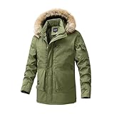 Herren Beiläufige Einfarbig Hoodies Taschen Zipper Jacke Plus Size Langarm Hoodie Lässig Dicker Hoodie Mantel Outwear, 02 & Army Green, L, 02 & Militärgrün, L