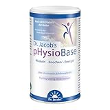 Dr. Jacob's pHysioBase | für Muskeln, Knochen & Beweglichkeit* | Kalium, Magnesium, Calcium, Vitamin C, Glucosamin & echte Beeren | Mineralstoffe auf Basis von Citrat & Laktat | 300 g Dose, vegan