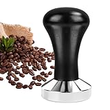 Kaffee Tamper, Coffee Tamper, 51mm Schwarz Aluminium Siebträger Zubehör Set Kaffeezubehör Für Cafes Und Kaffeeliebhaber