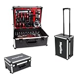 Mephisto Werkzeugtrolley Werkzeugkoffer mit Trolleyfunktion gefüllt mit Werkzeug Set 299 TLG.