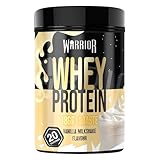 Warrior Whey Proteinpulver 500 g (bis zu 36 g Shake) – Muskelaufbau- und Erholungsgetränk – zum Genießen nach dem Training – köstlich und reich an Aminosäuren – 20 Portionen (Vanille-Milchshake)