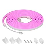XIAOCLI 3 m, 5 m, 10 m Neon-Lichtleiste, 4-polig, flexibel, gleichmäßig, 2835, Neon-Schilder-Licht, Silikon, Vollfarb-Lichtband, 108 LEDs/m, 24 V, IP67(10m)