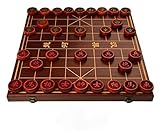 Schachbrett setzte chinesische Schach mit dem faltenden Schachbrett, chinesische Xiangqi, tragbare Reisespiele, Laser-Egraving- und Gold-Tracing-Schachbrett und -steine, 1.8inch und 2.2-Zoll-Durchmess