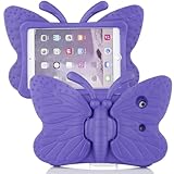 Tablet-Hülle Hübsche Schmetterlingshülle, kompatibel mit iPad Mini 1/Mini 2/ Mini 3/Mini 4/Mini 5, EVA, stoßfeste, robuste Schutzhülle Compatible with Kinder, lichtsichere Hülle Tablet Home(PURPER)